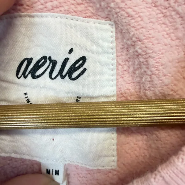 Aerie Pink Crewneck Pullover Sweatshirt - Image 5