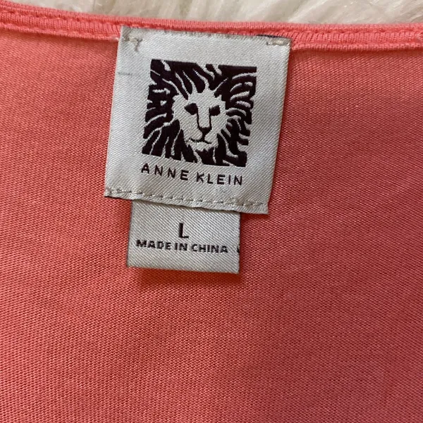 Anne Klein Peach Color Short Sleeve Top - Image 3