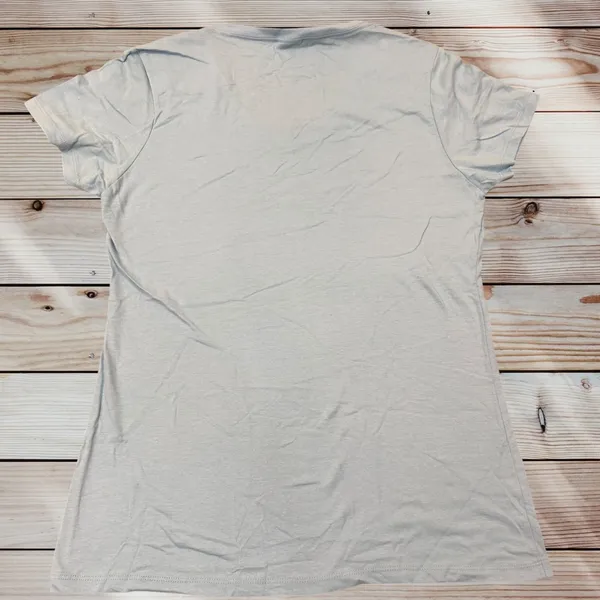 NEW Florida Graphic T-Shirt Womens S Blue V-Neck Short Sleeve‎ Casual Top Tee - Image 3
