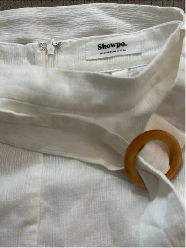 Showpo high rise cotton shorts size 4 NWOT - Image 3