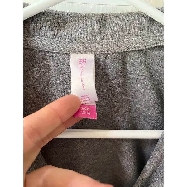 No Boundaries Gray Polo Shirt size small - Image 3