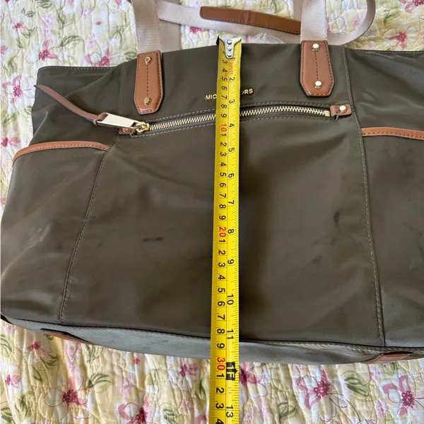 Michael Kors Olive and Tan Men's Backpack  #018 - Image 4