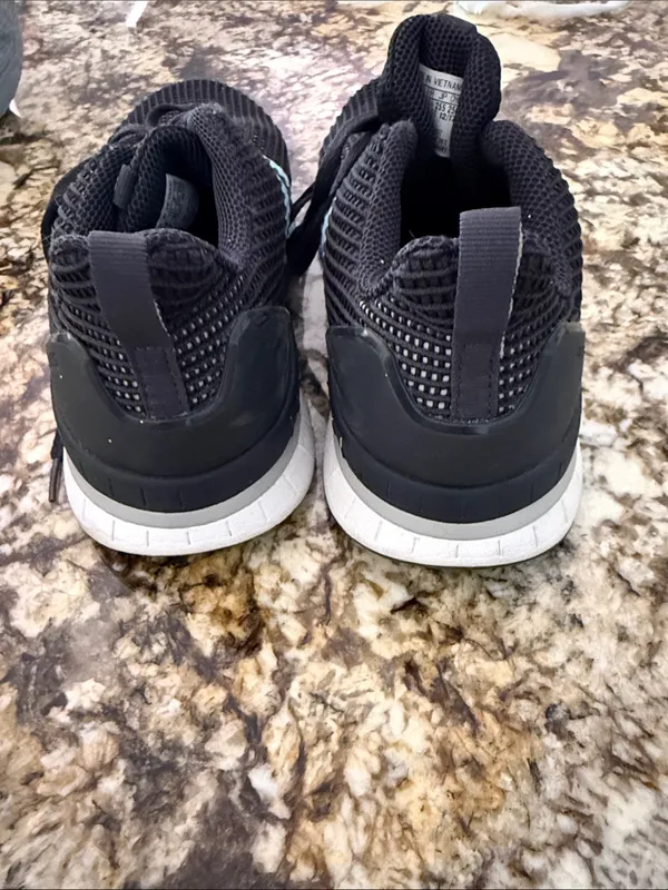 Adidas Women's Black & Light Blue Running Sneakers - Image 6