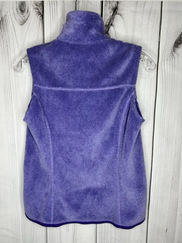 Patagonia Vest Womens Sz Small Re-tool Polartec Fleece Purple Hiking Gorp - Image 6