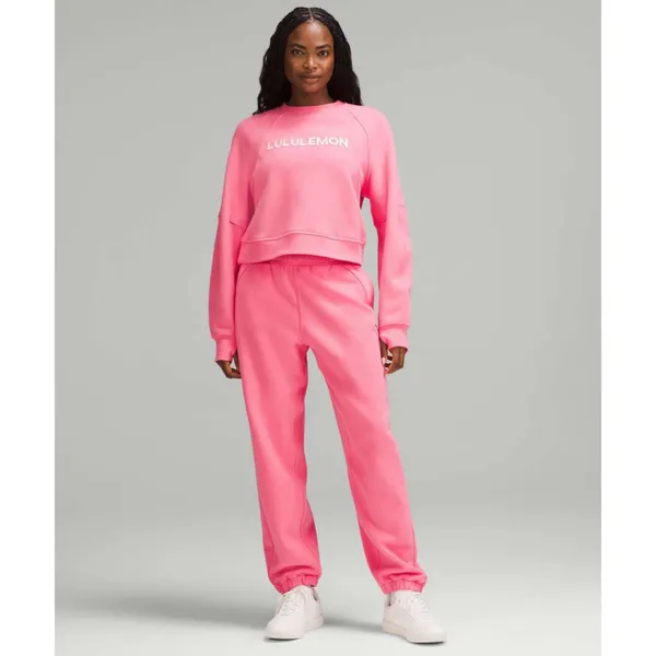 Lululemon Scuba Oversized Fit Fleece Jogger Pants Sakura Pink Large NWT - Image 2