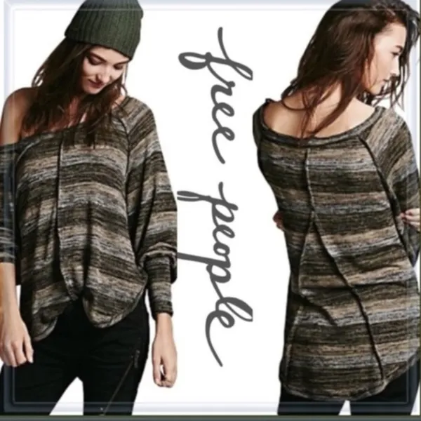Free people‎ Carolina Hacci striped tunic top - Image 2