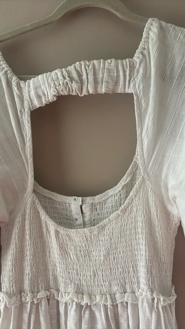 Free People White Graduation Sundress - Image 3
