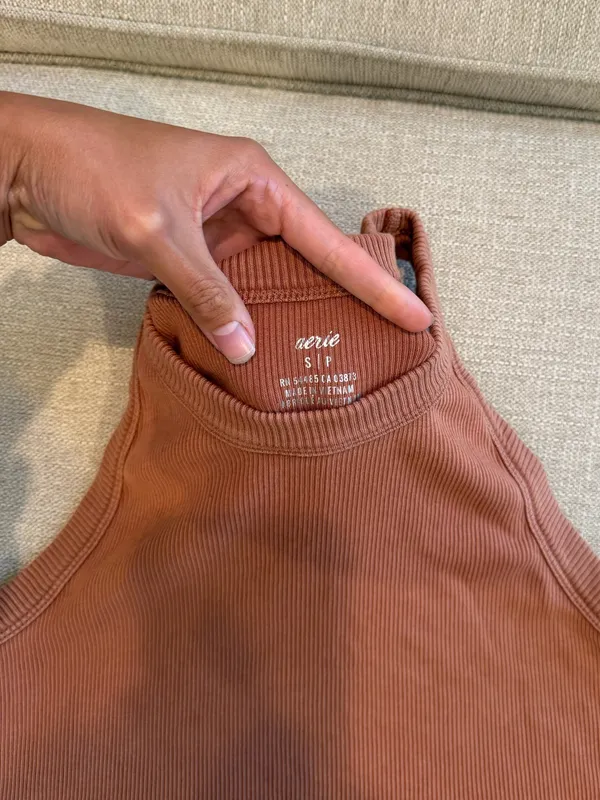 aerie Rib Tank Size Small - Image 2