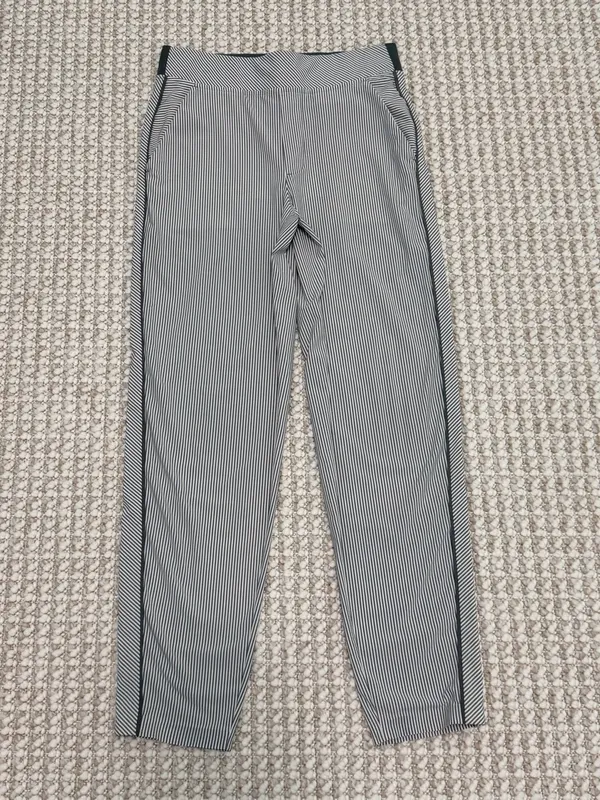 ATHLETA Brooklyn Textured Ankle Pant Size 4 City Stripe - Image 11
