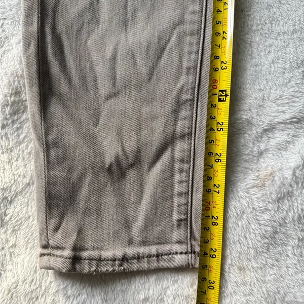 American Eagle Outfitters Women's Light Gray Ripped Skinny Jeans Sz‎ 6 - Image 10