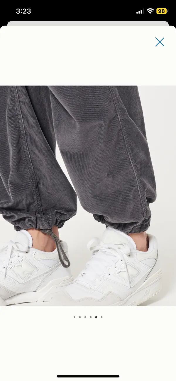 Corduroy Parachute Pants Jogger Pant - Image 2