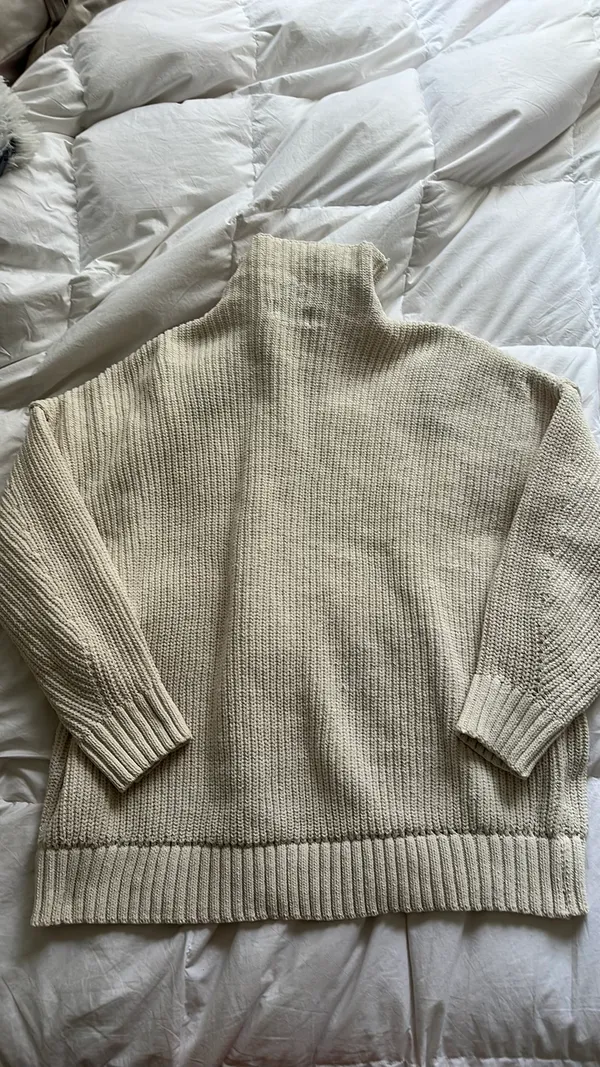 Aerie Turtleneck Sweater Oversized Knit - Image 2