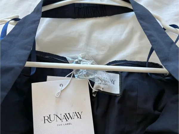 Runaway the Label Adeline Midi Dress in Navy - Image 4