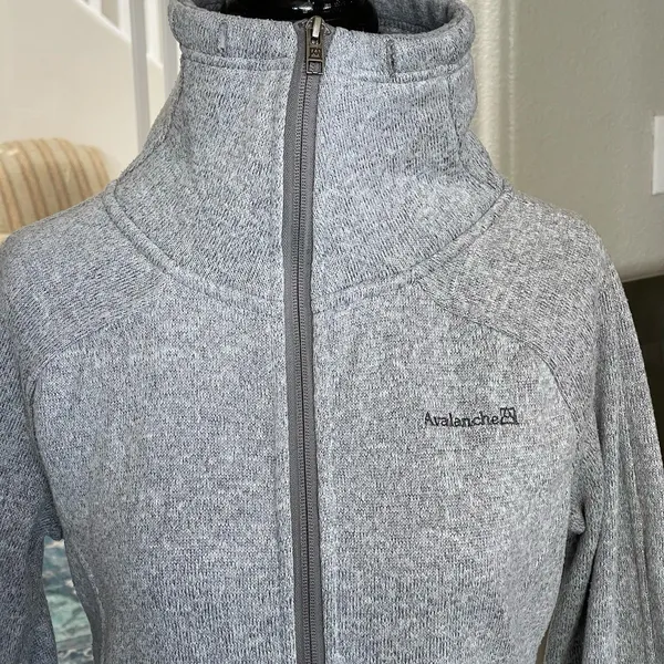 Avalanche Women's Full Zip High Neck Fleece Jacket Athleisure Gorpcore Sz Small - Image 8