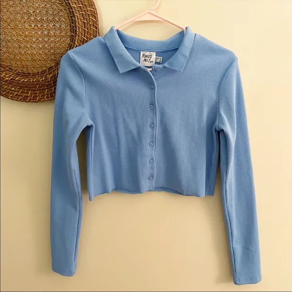 Princess Polly Blue Downtown Top - Image 7