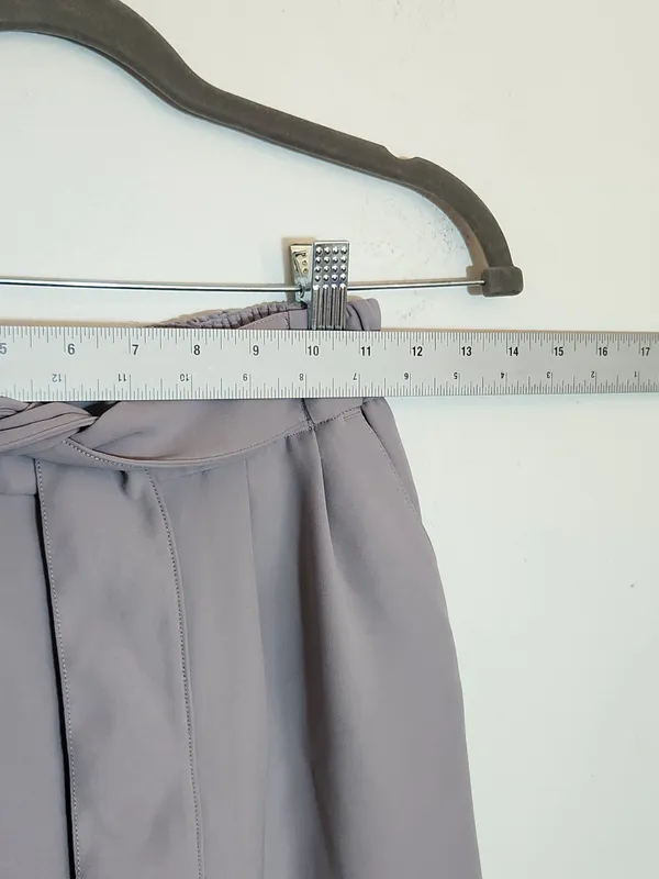 Lululemon Light Purple Wide Leg Cropped Pull On Pants Size 4 Flaw - Image 7