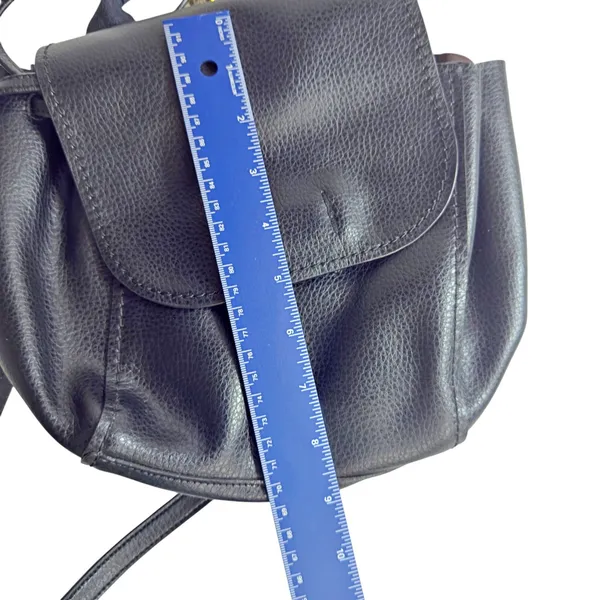 COACH Black Pebbled Leather Derby Backpack F1821 F59819 Daypack - Image 11