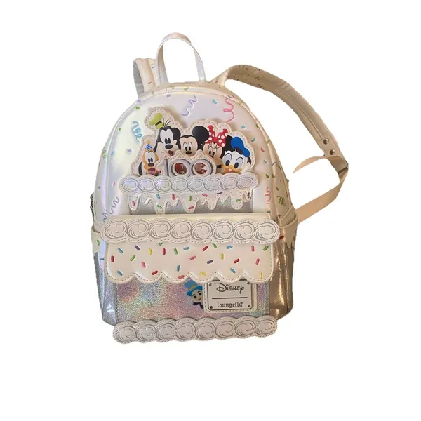 Disney 100 Loungefly Birthday Cake Mini Backpack Mickey Minnie Anniversary - Image 7