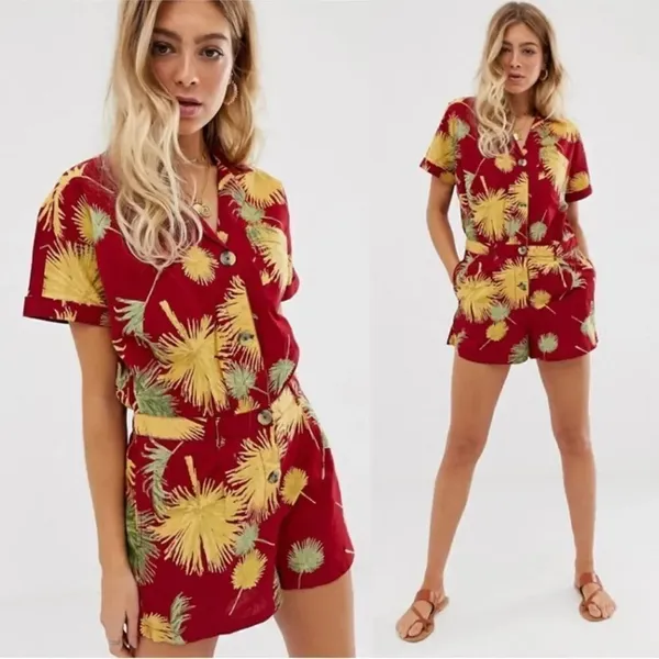 NEW FREE PEOPLE Malibu Romper Floral - Image 5