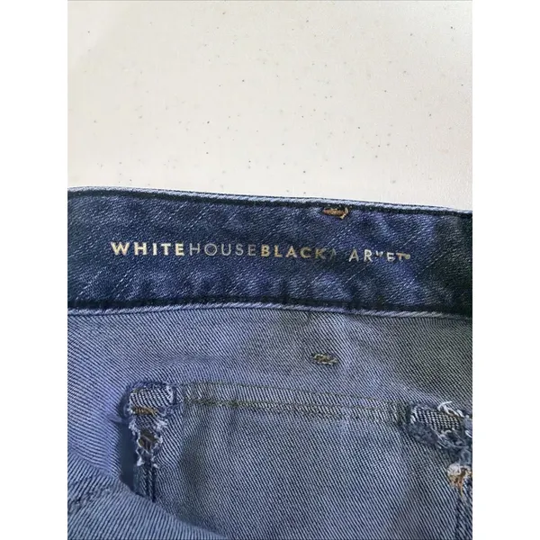White House Black Market Novelty Pocket Boot Crop Jeans 12 bohemian y2k retro - Image 9