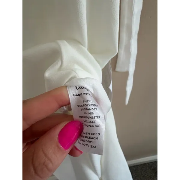 Lulus Splendid Love White Bustier Tie-Strap Mermaid Maxi Dress Size Medium Bride - Image 12
