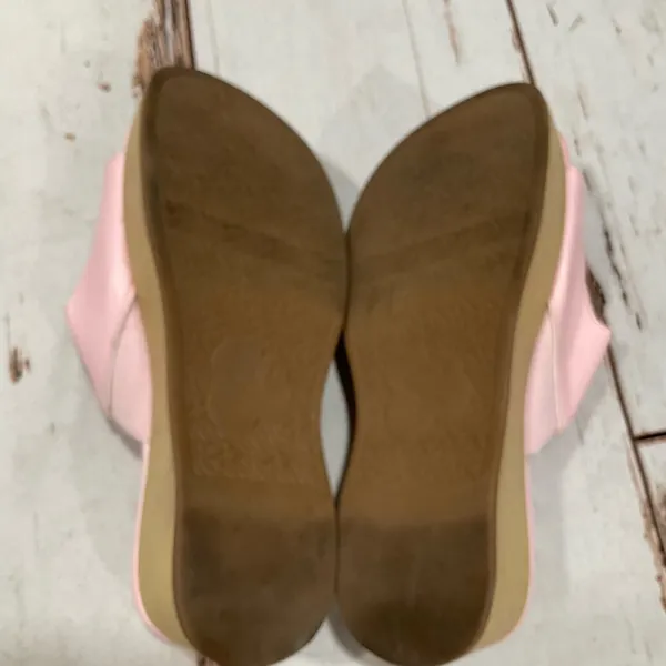 Sam & Libby Pink‎ Platform Double Bow Tie Comfy Dress Sandals - Image 4