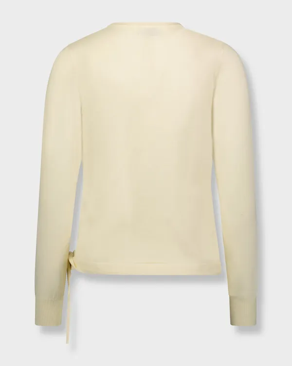 Meli Basic Tie Waist Wrap Sweater - Image 2