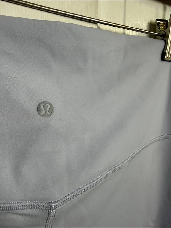 Lululemon Align High-Rise Bike Biker Short 6" in Blue Linen W2538 Sz 14 - Image 8