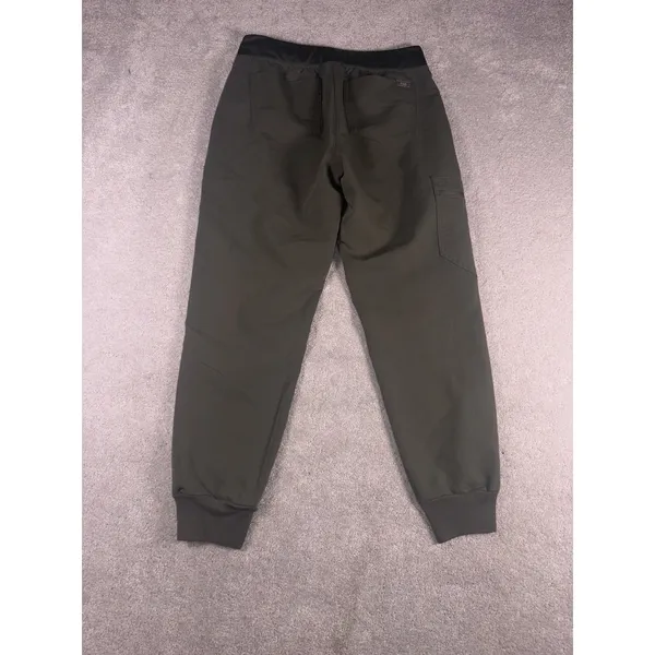 FIGS Zamora Jogger Scrub Pants Dark Olive Green Drawstring Women S/P - Image 6