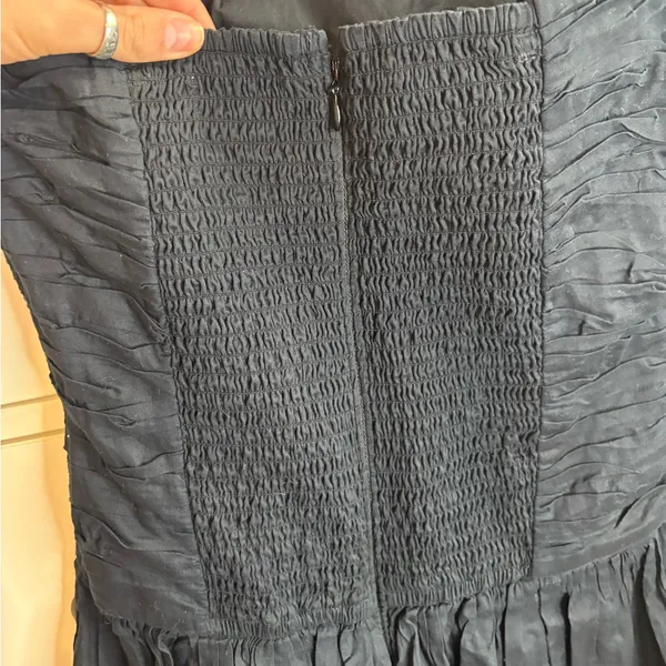 Abercrombie drop waist strapless mini dress Black Size Small - Image 4