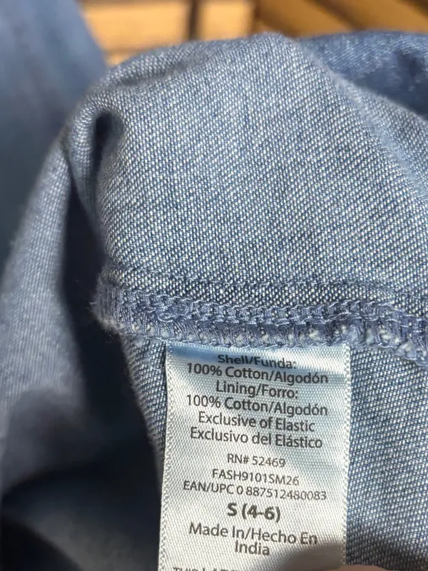 Free Assembly Denim Dress Size Small - Image 6