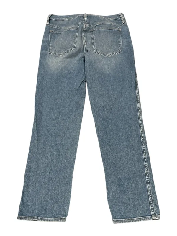 Madewell Tall Stovepipe Straight High Rise Stretchy Euclid Blue Denim Jeans 30T - Image 5