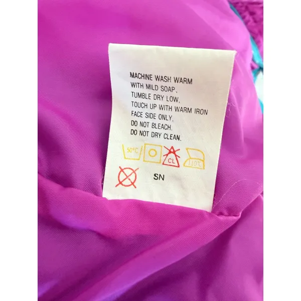 Vintage 80s 90s Columbia Bugaboo Bright Fleece Lined Two Piece Ski Jacket M USA - Image 11