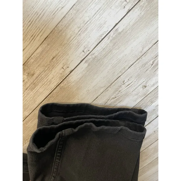 Vintage L.L. Bean Womens 6 M/Tall Jeans‎ Black Classic Fit Straight Leg Stretch - Image 4
