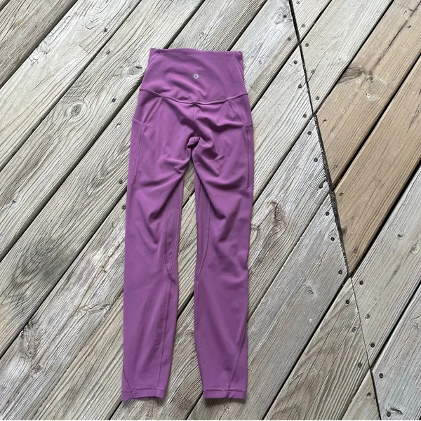 Lululemon Women's Align High-Rise Pocket Leggings Purple Mystic Size 2 - Image 2