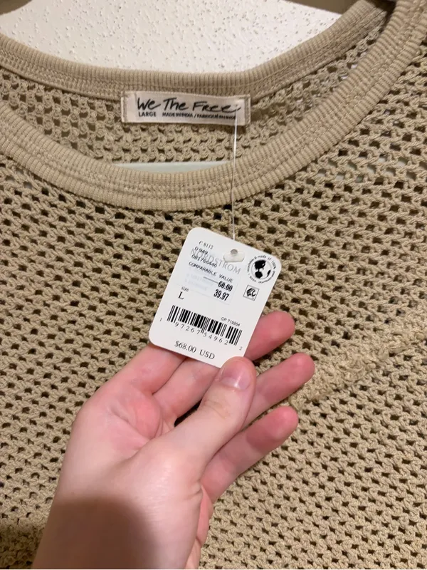 Free People We The Free Shore Side Muscle Tank in Dunes - Image 4