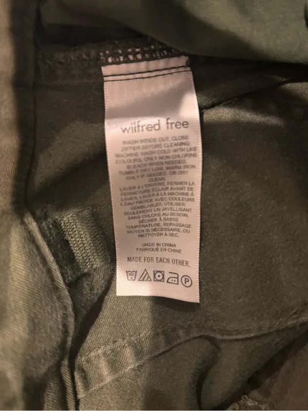 Aritzia Wilfred Free Green Cargo Carpenter Utility Pants Women’s Size 2 - Image 9