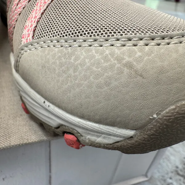 Skechers Seager Hiker Womens Shoes‎ Taupe Pink Bungee Slip On 158049 Sz 8 - Image 11