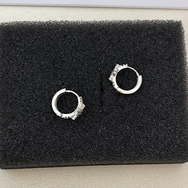 13mm Small Star Hoop Earrings for Men Women Streetwear Punk Hip Hop Unisex Earrings - Image 4