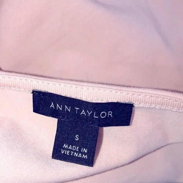 Ann Taylor size small light pink longsleeve top - Image 3