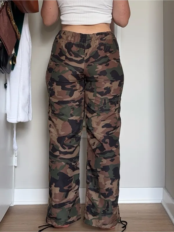 Camo cargo joggers Brown Size M - Image 8