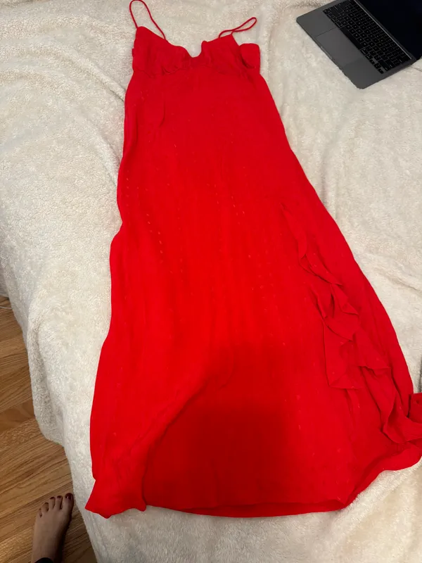 Red Midi Dress without tags - Image 11