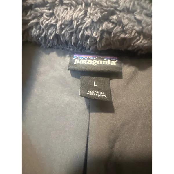 Patagonia Los Gatos Fleece Vest Womens Large Gray Full Zip High Pile fall warm - Image 7