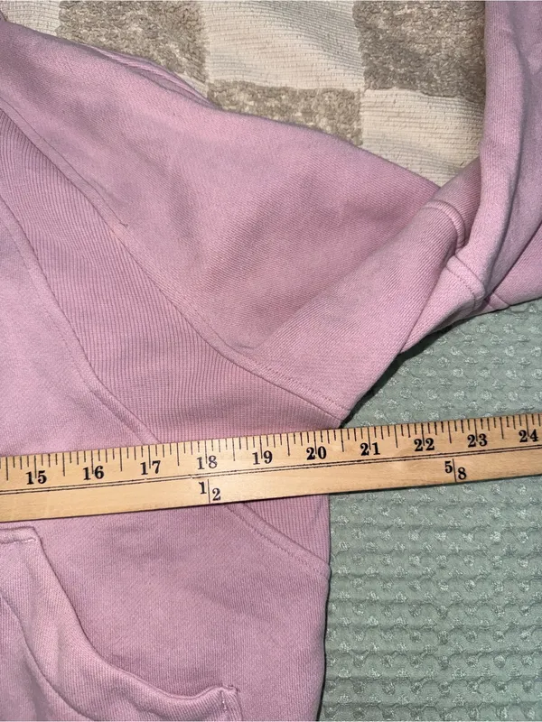 Lululemon Scuba Oversized Half-Zip Hoodie Pink Peony XS/S - Image 2