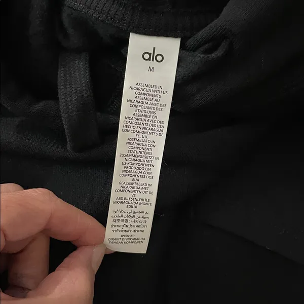 Alo Yoga NWT Accolade Hoodie Black Size M oversized - Image 10