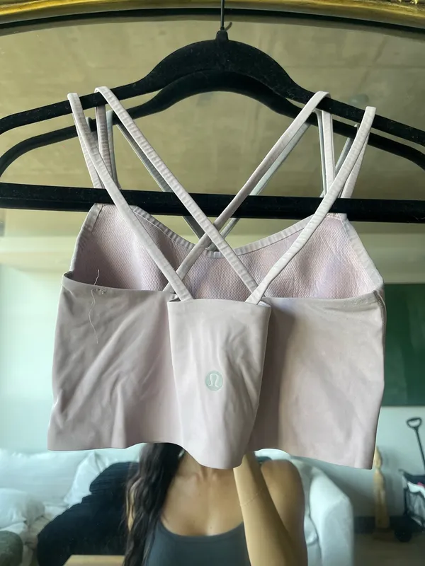 Pink Lululemon Bra - Image 2