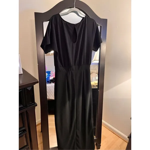 NEW Black Career Casual Maxi Dress Career XL NO BELT - Image 2