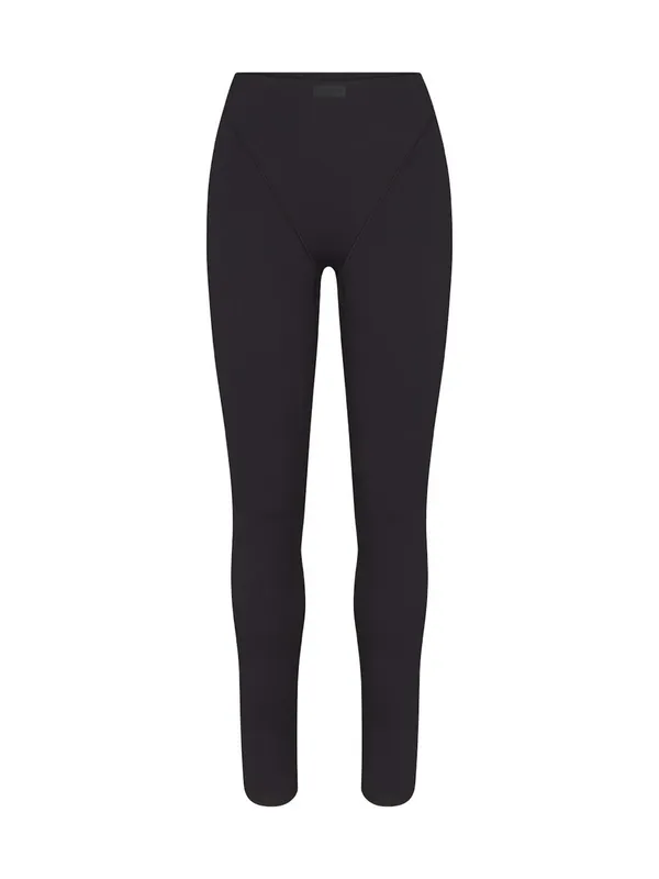 Nike x Skims (G23) MATTE V-Panel Legging 26 inches | Color Obsidian | Size S - Image 9