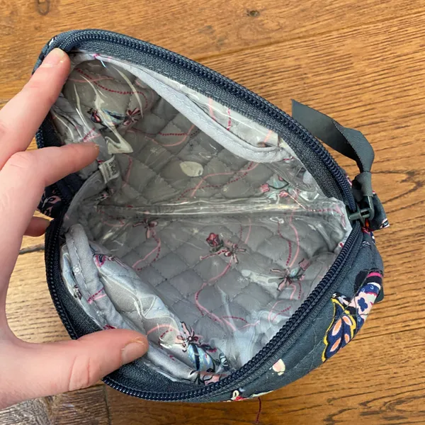 Vera Bradley Felicity Paisley Two Pocket Cosmetic Bag - Image 4