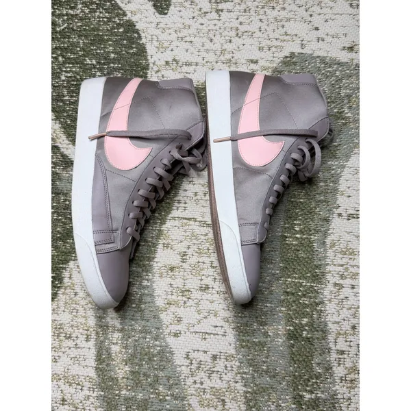 Nike Blazer Mid 77 Smokey Mauve Pink Foam Satin High Top Sneakers CK0838-200 12 - Image 3